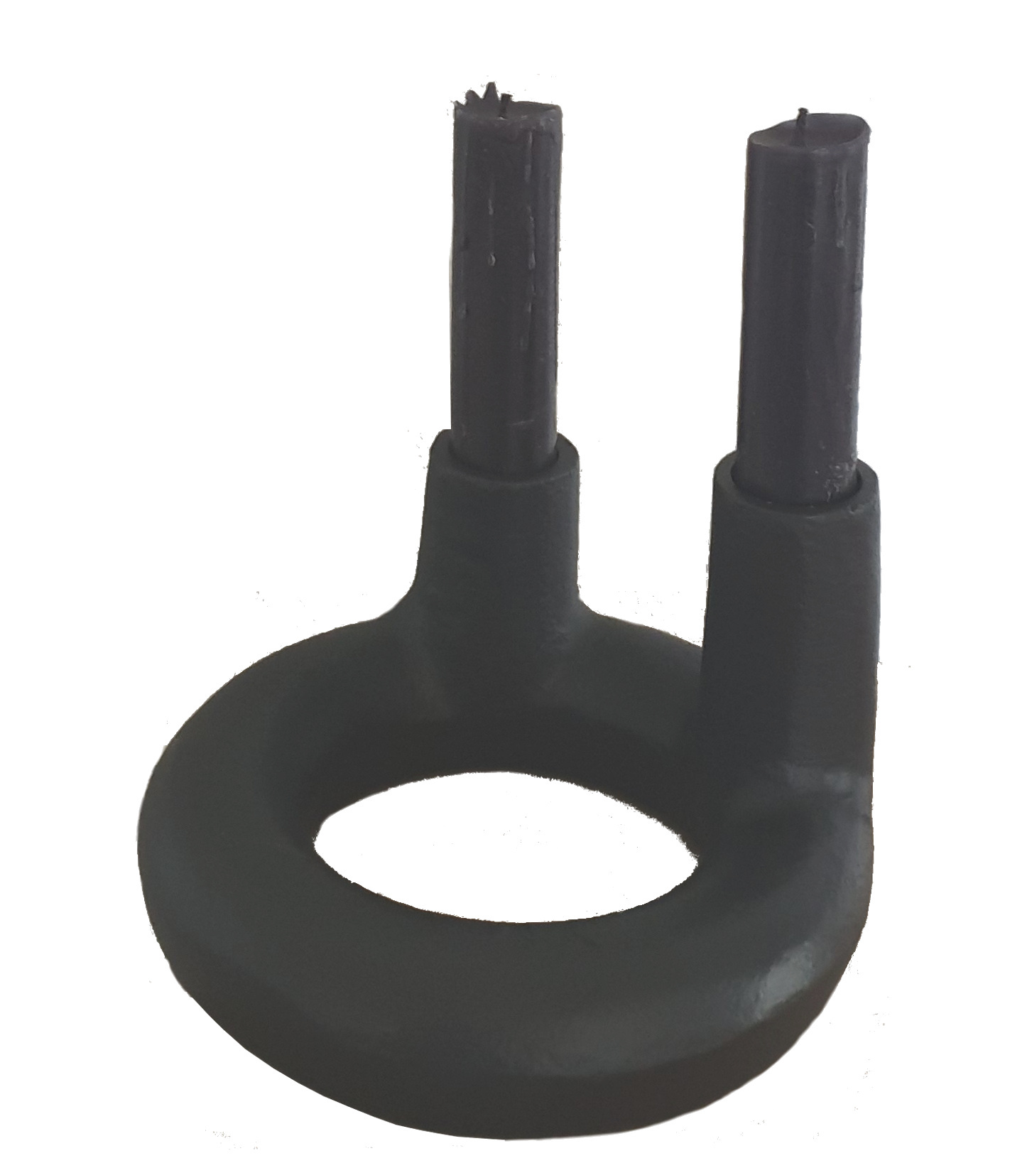 Nordal black metal candlestick Toro