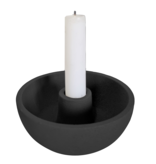 candle holder Puck, black