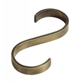 Nordal hook, S-shape, golden