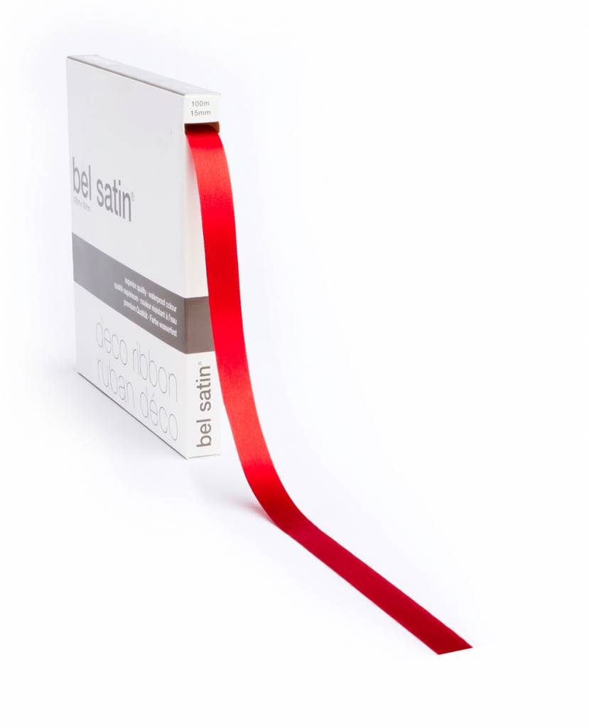 Bel Satin ribbon - Brique