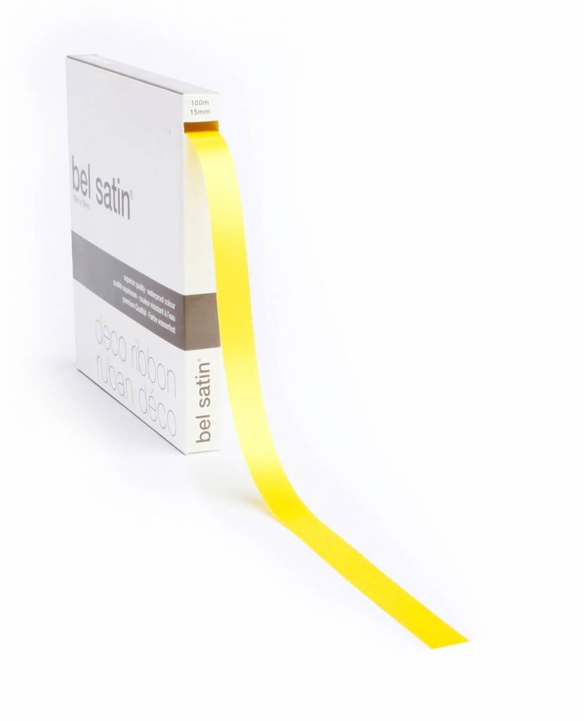 Bel Satin ribbon - Yellow