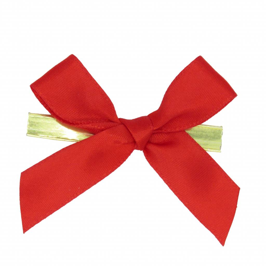 Ready to go ribbon with clip red - 250 pieces