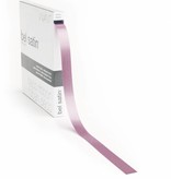 Bel Satin ribbon - old pink -100 mtr - 10 en 15 mm