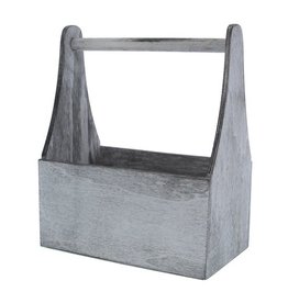 Wooden container grey