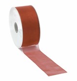 Organza ribbon wired - Red