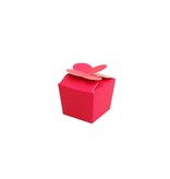 Mini Ballotin for 1 chocolate - 30*30*30 mm - fuchsia -100 pieces