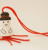 Pendant Snowman 21mm - 50 pieces