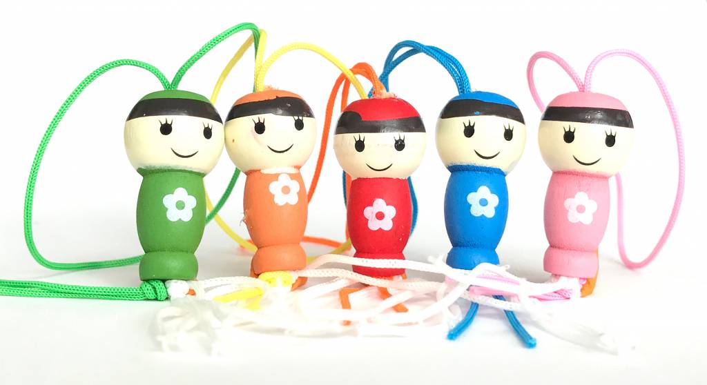 Pendentif Lucky dolls - assortiment de 5 couleurs  - 50 pièces