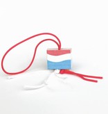 Niederländische Flagge Anhänger - 12*15 mm - 50 Stück