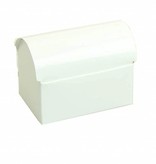 Treasure chest  - glossy white - 250 gr. -  25 pieces - 105*70*75mm