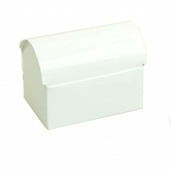 Treasure chest  - glossy white - 250 gr. -  25 pieces - 105*70*75mm