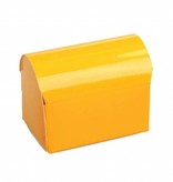 Treasure chest  - glossy orange - 25 pieces  - 105*70*75mm - 250gr.