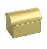 " Seta" Schatkistje reliëf - goud -  10 stuks- 250 gr. - 100*70*75mm