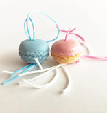 Lucky pendant macaroons - 20 mm - 50 pieces