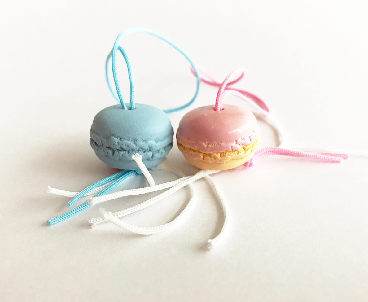 Pendentif macarons - 20 mm - 50 pièces