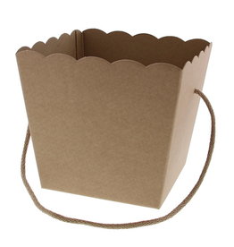 Panier conique avec corde Avana Kraft - 15*15  cm fond