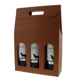 "Skin Desert" Box for 3 bottles (terracotta)