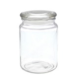 Glass jar with lid - 100*100*145mm - 6 pieces