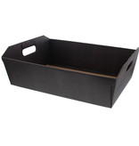 Panier "Skin coffee" - gris foncé - 10 pièces