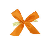 Satijn strikje met clip - Orange