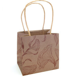 Floralice Paper Bag - Marble Rose - set van 5 tasjes