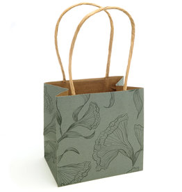 Floralice Paper Bag - Light Olive - 5 pieces