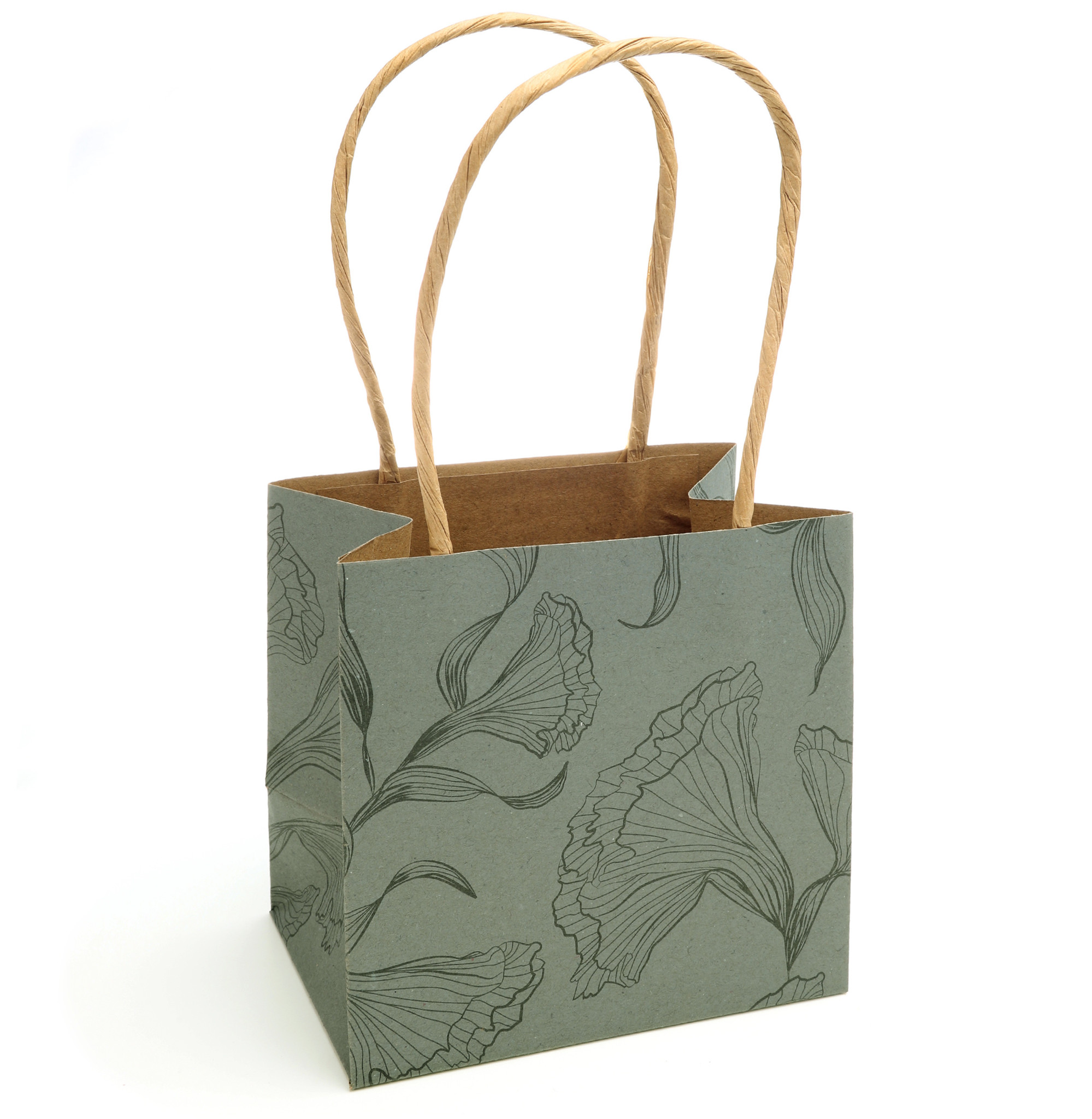 Floralice sac en papier - Light Olive - 5 pièces