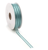 Prego woven edge Ribbon - ciel