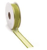 Prego woven edge Ribbon - Spring Green