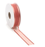 Prego woven edge Ribbon - Brique