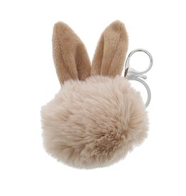 Porte-clés lapin "Pluche" - beige