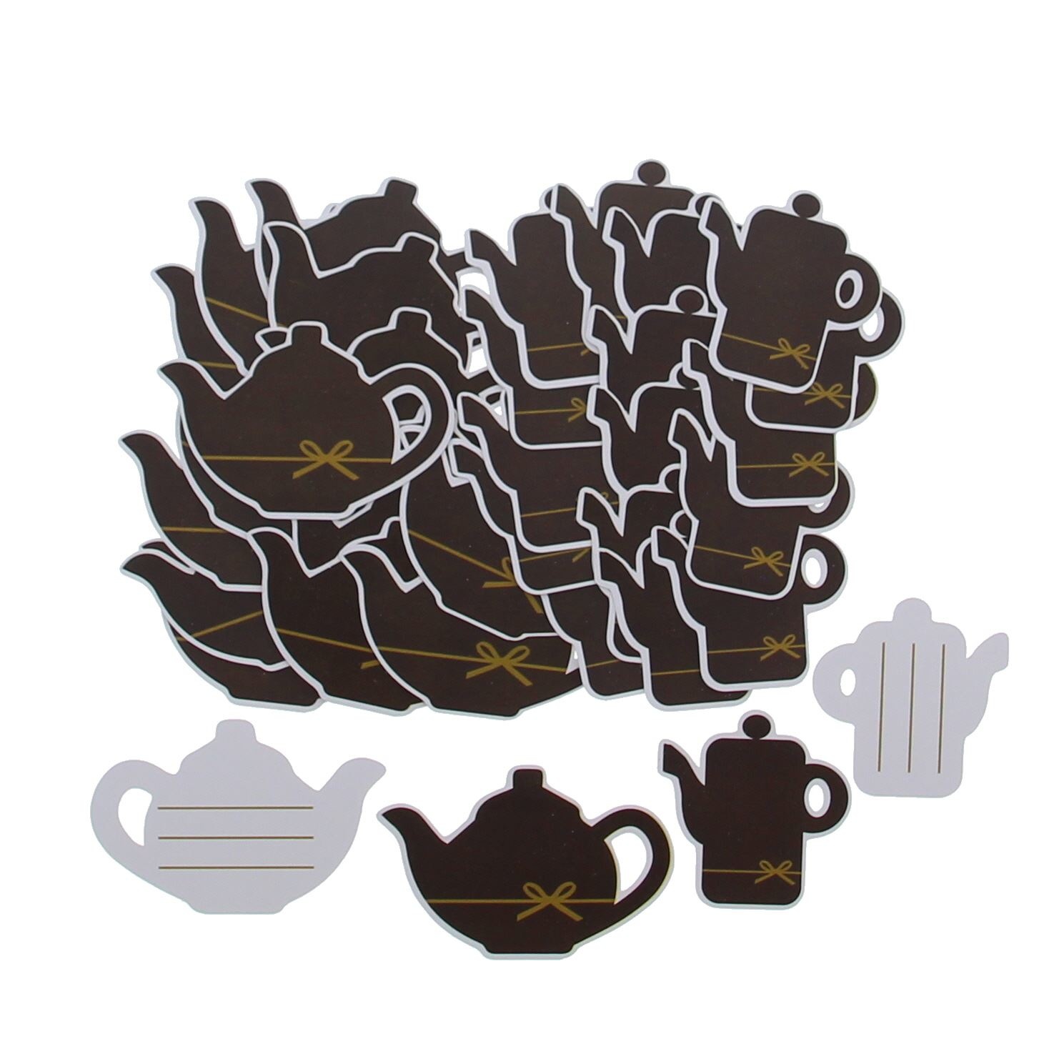 Label "Goldy" Chocolate coffee pot and teapot- 72 pieces