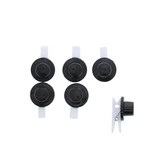 Top hat   Clip  - 25*30 mm - 36 pieces