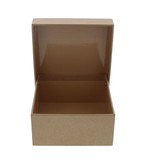 Kraft square Box with lid - 105*105*55mm - 10 pieces