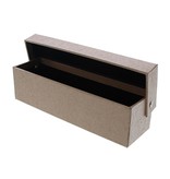 Kraft rectangular Box with lid - 190*60*55mm - 10 pieces