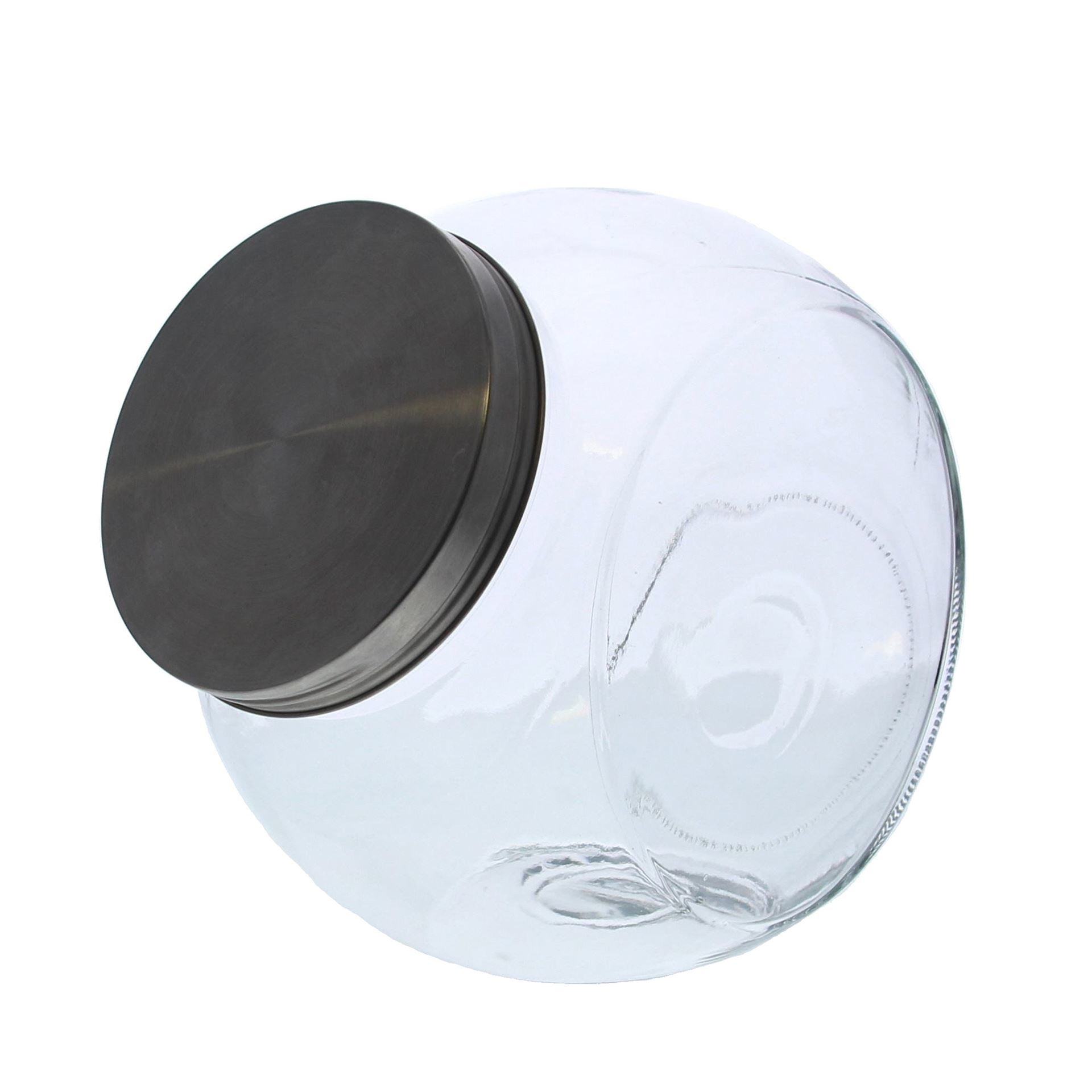 Glass jar with metal screw cap - available in 4 sizes