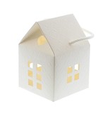 House "Matelasse" with cord - white