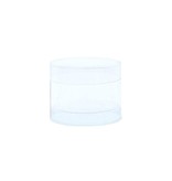 Transparent tube box with lid -  ø50*40 mm - 100 pieces