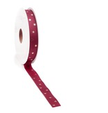 Classic Star ribbon - warm red
