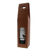 "Skin Dessert" Box for bottle - terra cotta - 10 pieces