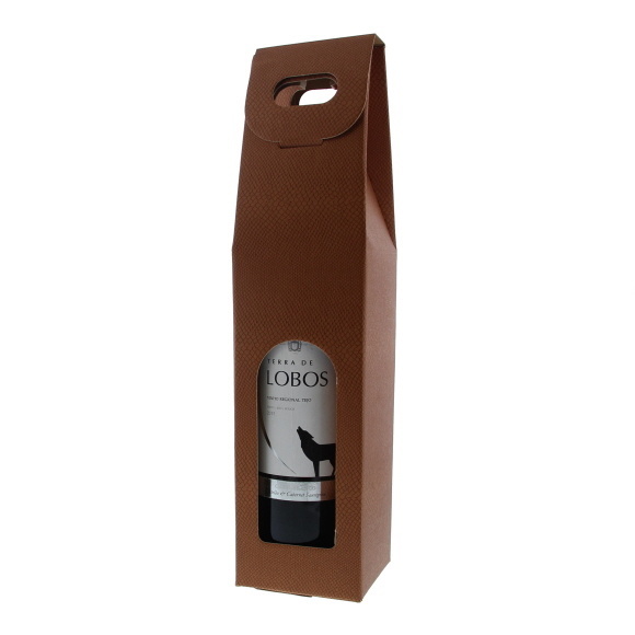 "Skin Dessert" Box for bottle - terra cotta - 10 pieces