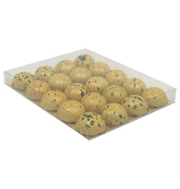 Transparant box with gold carton - 150*120*16mm - 50 pieces