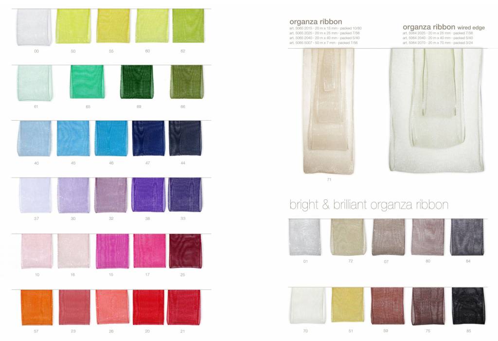 Organza ribbon - Gold