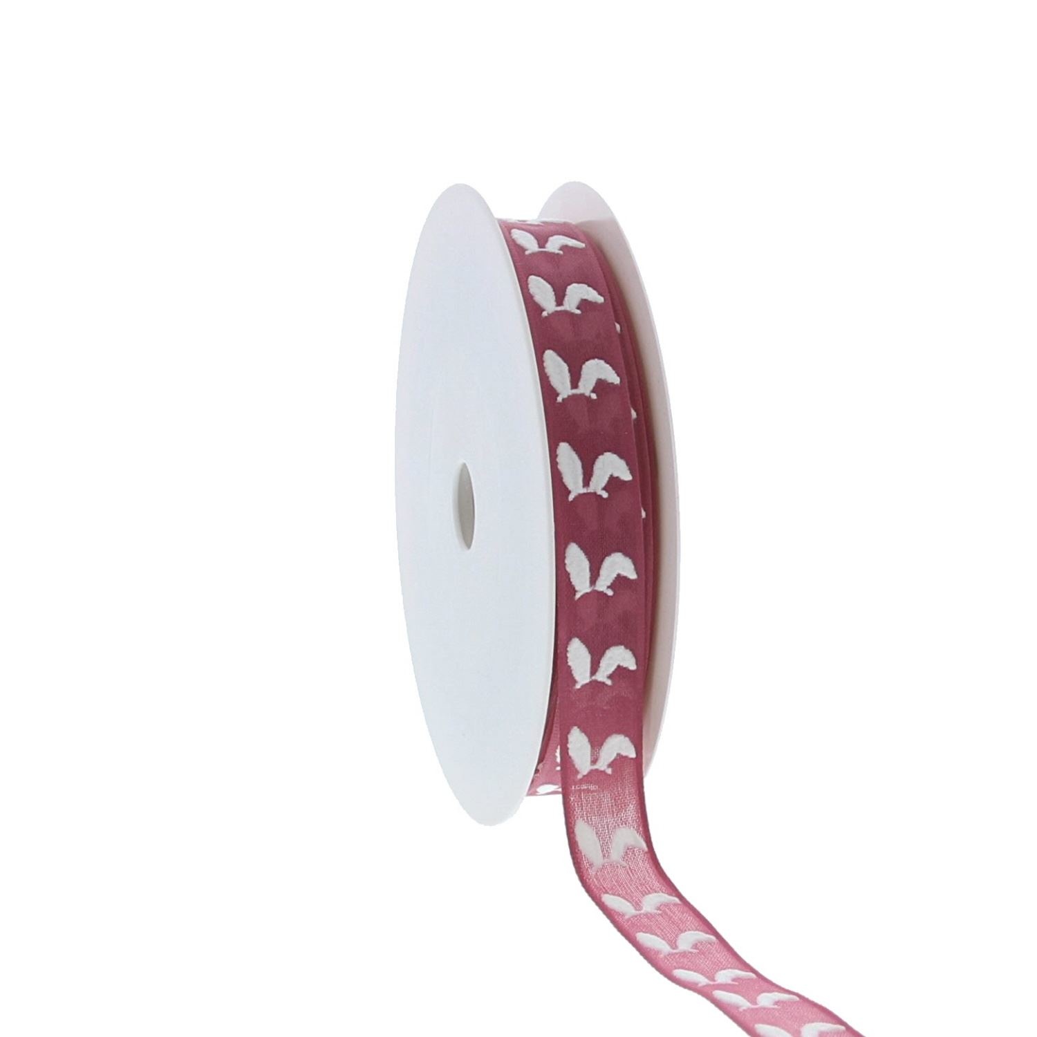 "Bunny Earsf "  Band mit Draht  - Ardoise - 15mm - 20m