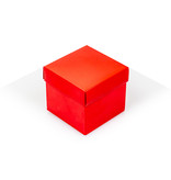 Cubebox - Glanzend rood - 50 stuks