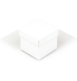 Cubebox - Glanzend wit - 750 & 1000 gram