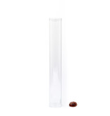 Transparent tube box with lid -  50*50*350 mm - 50 pieces