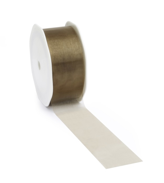 Voile ribbon - Brown