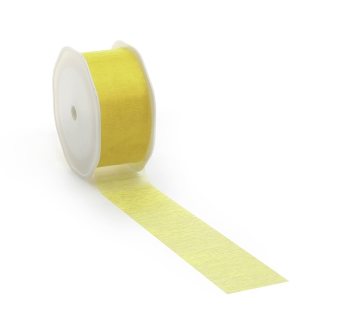 Voile ribbon - Yellow