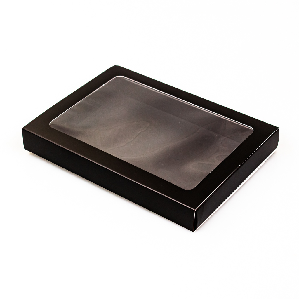 GK7 Boîte de fenêtre avec sleeve (noir mat) - 175*120*27mm - 100 pièces